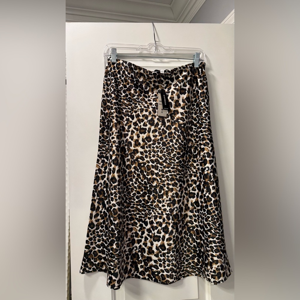 Express Leopard Print Women's Skirt